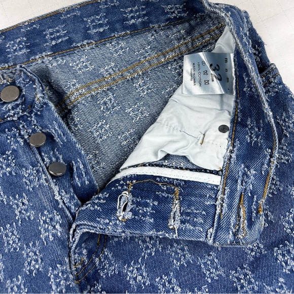 MNML Scratch Pattern Jeans - Picture 3 of 7